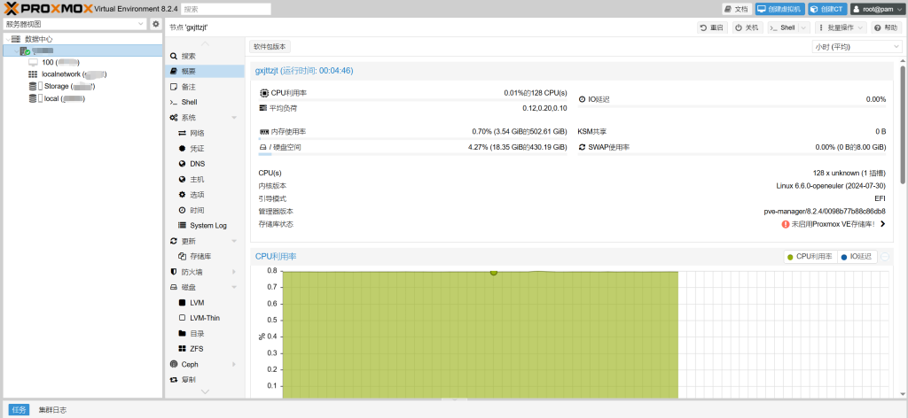 图片[22]-国产ARM服务器鲲鹏920处理器安装PVE-Proxmox VE Arm 8.2-北极狐
